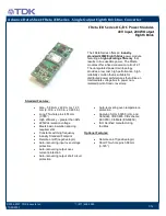 Preview for 1 page of TDK FReta iEB Series Datasheet