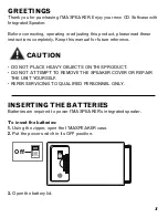 Preview for 2 page of TDK I’MASPEAKER User Manual