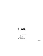 Preview for 85 page of TDK LPCW-50 User Manual