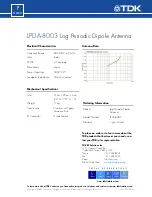 Предварительный просмотр 2 страницы TDK LPDA-8003 Datasheet