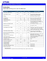 Preview for 6 page of TDK Maxeta iFA Series Datasheet