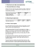 Preview for 16 page of TDK Module blu2i User Manual