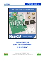 TDK mPOL EV1703-3300-A User Manual предпросмотр