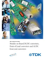 Preview for 1 page of TDK Power Supply/DC to DC Converter/CCFL... Application Manual