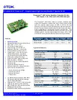 TDK Powereta iQP48070A033V Specifications preview