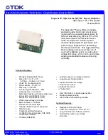 Preview for 1 page of TDK Supereta iQM Series Datasheet