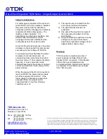 Preview for 15 page of TDK Supereta iQM Series Datasheet