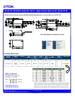 Preview for 2 page of TDK Supereta iQN48006A350V Specifications