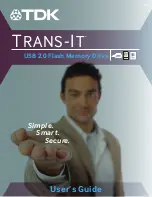 Предварительный просмотр 1 страницы TDK TRANS-IT User Manual