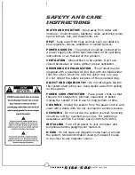 Preview for 2 page of TDK Tremor S-150 User Manual