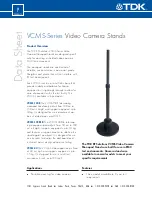 TDK VCMS-150R Specifications preview