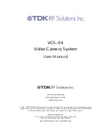 TDK VCS-04 User Manual preview