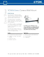 TDK VCWM-100 Specifications предпросмотр