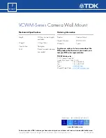 Предварительный просмотр 2 страницы TDK VCWM Series Datasheet