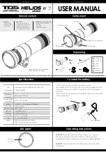 TDS HELIOS 12000 User Manual preview