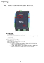 Предварительный просмотр 21 страницы TDSi GARDiS 1 User Manual