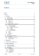 Preview for 3 page of TDT C-Series Manual