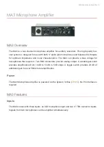 Preview for 4 page of TDT MA3 Hardware Reference Manual