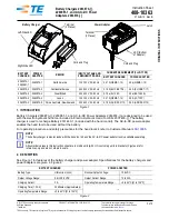 TE Connectivity 2063870-1 Instruction Sheet предпросмотр