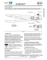 TE Connectivity 220015 Series Instruction Sheet preview