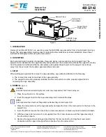 TE Connectivity 2215038-1 Instruction Sheet preview