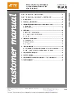 Preview for 1 page of TE Connectivity 2217480 Series Customer'S Manual