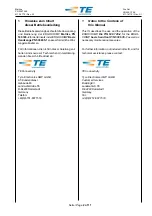 Предварительный просмотр 2 страницы TE Connectivity 539 726-2 Instruction Sheet