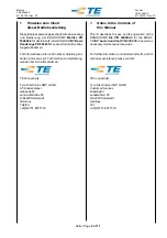 Предварительный просмотр 2 страницы TE Connectivity 539682-2 Instruction Sheet