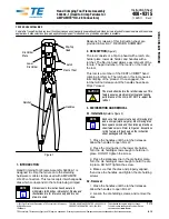 Предварительный просмотр 1 страницы TE Connectivity 543344- 1 Manual