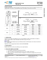 TE Connectivity 575937 Instruction Sheet предпросмотр