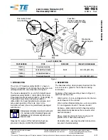 TE Connectivity 58372- 1 Instruction Sheet предпросмотр