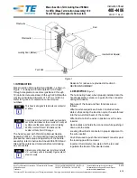 TE Connectivity 58644-1 Instruction Sheet предпросмотр