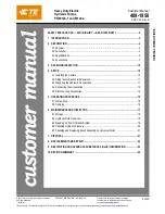 TE Connectivity 69120-1 Customer'S Manual предпросмотр