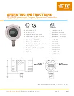 TE Connectivity AST46DS Operating Instructions preview