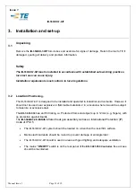 Preview for 12 page of TE Connectivity CV1032-000 Operation And Maintenance Manual