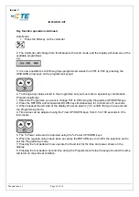 Preview for 18 page of TE Connectivity CV1032-000 Operation And Maintenance Manual