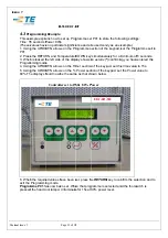 Preview for 19 page of TE Connectivity CV1032-000 Operation And Maintenance Manual