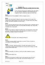 Preview for 24 page of TE Connectivity CV1032-000 Operation And Maintenance Manual