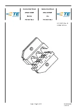 TE Connectivity ERGOCRIMP 539 748-2 Instruction Sheet preview