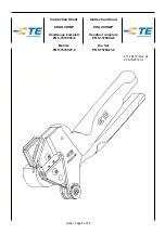 Предварительный просмотр 1 страницы TE Connectivity ERGOCRIMP Instruction Sheet