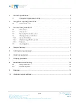 Preview for 3 page of TE Connectivity HT11K Operating Instructions Manual