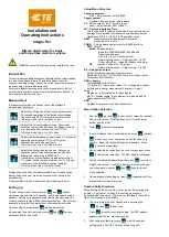 Предварительный просмотр 1 страницы TE Connectivity Integra Ri3 Installation And Operating Instructions