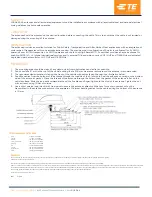 Preview for 2 page of TE Connectivity L000423 Series Assembly And Installation Instructions