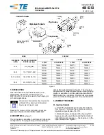 Preview for 1 page of TE Connectivity MATE-N-LOK 2 794216-1 Instruction Sheet