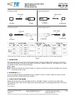 TE Connectivity RD-316 Instruction Sheet preview