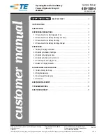 Preview for 1 page of TE Connectivity Tyco 2063680-1 Operating Manual