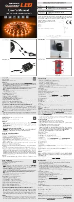 Предварительный просмотр 1 страницы TE-Group Quintezz RGB LED flexkit 60 User Manual