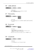 Preview for 14 page of te-lighting TE-X24RGB User Manual