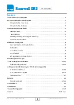 Preview for 2 page of Te Pari Racewell DR3 Installation And Operation Manual