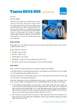 Preview for 8 page of Te Pari Taurus HD3 Installation And Operator'S Manual